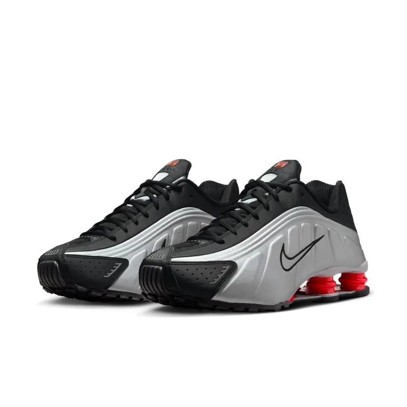 Nike Shox R4 Silver Black Red (BV1111-008)