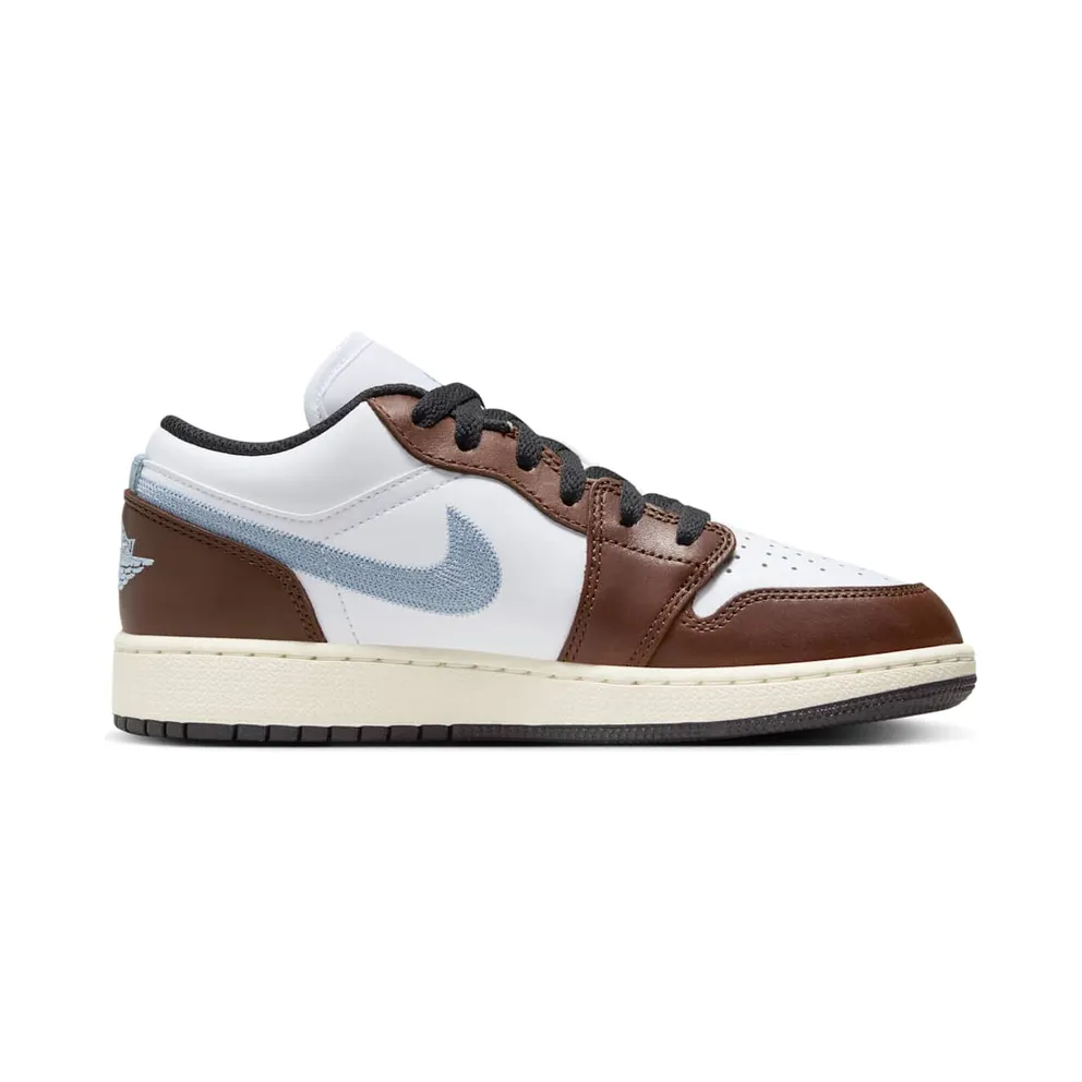 Air Jordan 1 Low GS “Brown White Blue” (FQ8156-142)