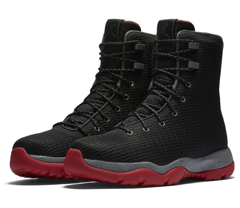Jordan Future Boot Black Grey Red