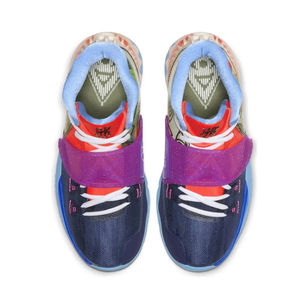 Nike Kyrie 6 Preheat Collection Heal the World (GS) Midnight Navy/Bright Crimson-University Blue-Black (CV5574-403)