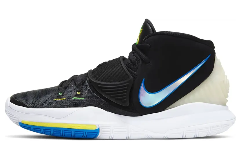Nike Kyrie 6 ‘Shutter Shades’ Black/White/Soar/Dynamic Yellow (BQ4630-004)