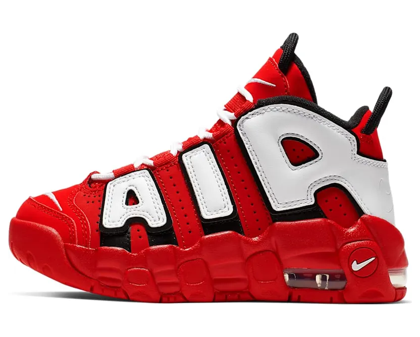 Nike Air More Uptempo University Red Black White (PS)