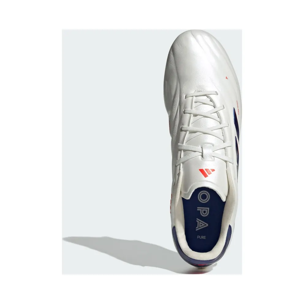 adidas Copa Pure 2 Elite Soft Ground Boots “Cloud White / Lucid Blue / Solar Red” (IG8694)