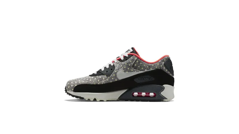 Nike Air Max 90 Polka Dots (2015) Black/Anthracite-Bright Crimson-Granite (666578-006)