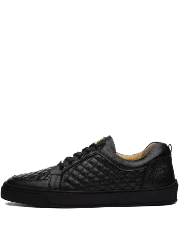 Leandro Lopes Ezio gewatteerde leren – Black (LL092P59)