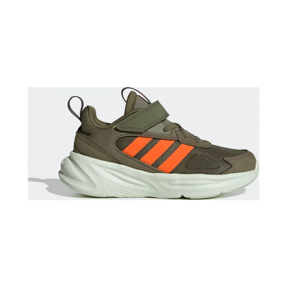 Adidas Ozelle Running Lifestyle Elastic Lace with Top Strap Focus Olive / Impact Orange / Linen Green (GY7112)