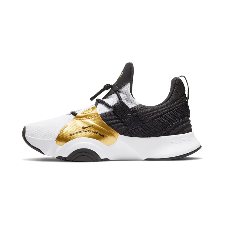 Nike Superrep Groove “White / Metallic Gold Coin / Black” (CT1248-109)