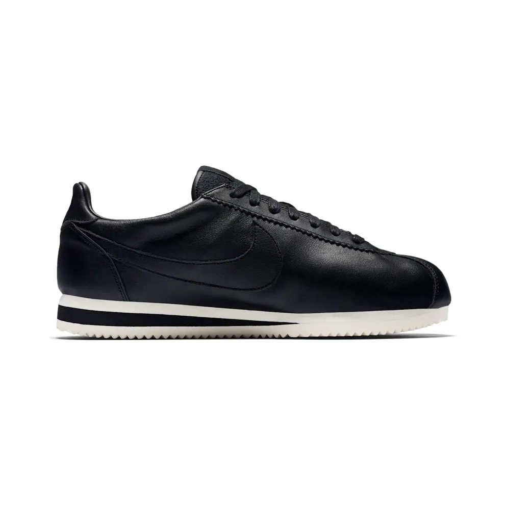 Nike Classic Cortez Premium Swooshless Black Black/Sail/Black (807480-003)