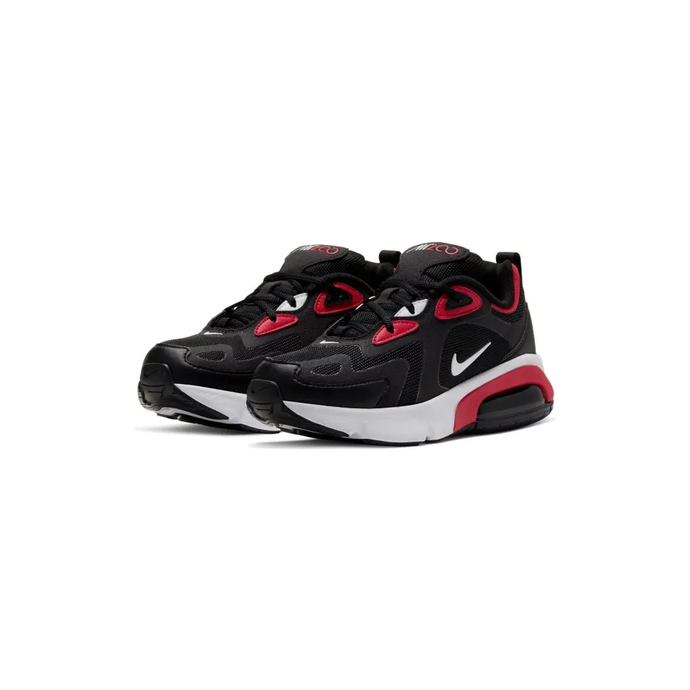 Nike Air Max 200 Black University Red (GS) Black/University Red/White (AT5627-007)