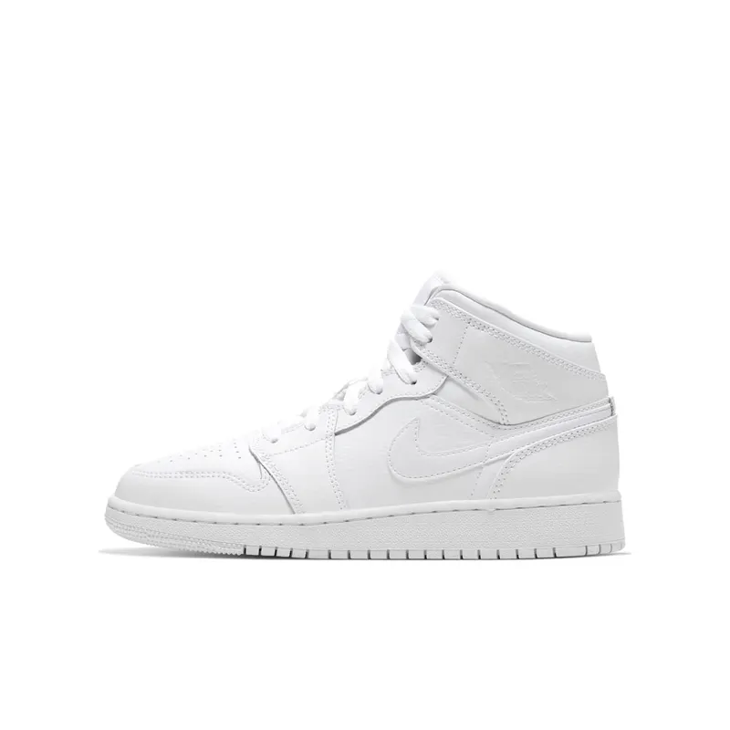 Jordan 1 Mid Triple White (2020) (554725-126)