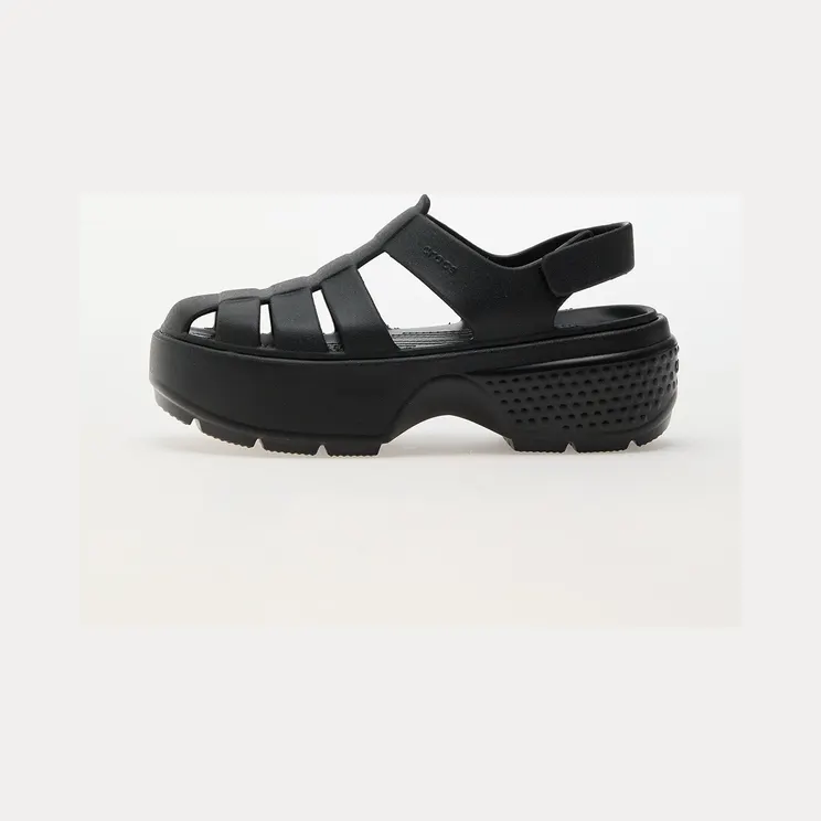 Crocs Stomp Fisherman Sandal Black