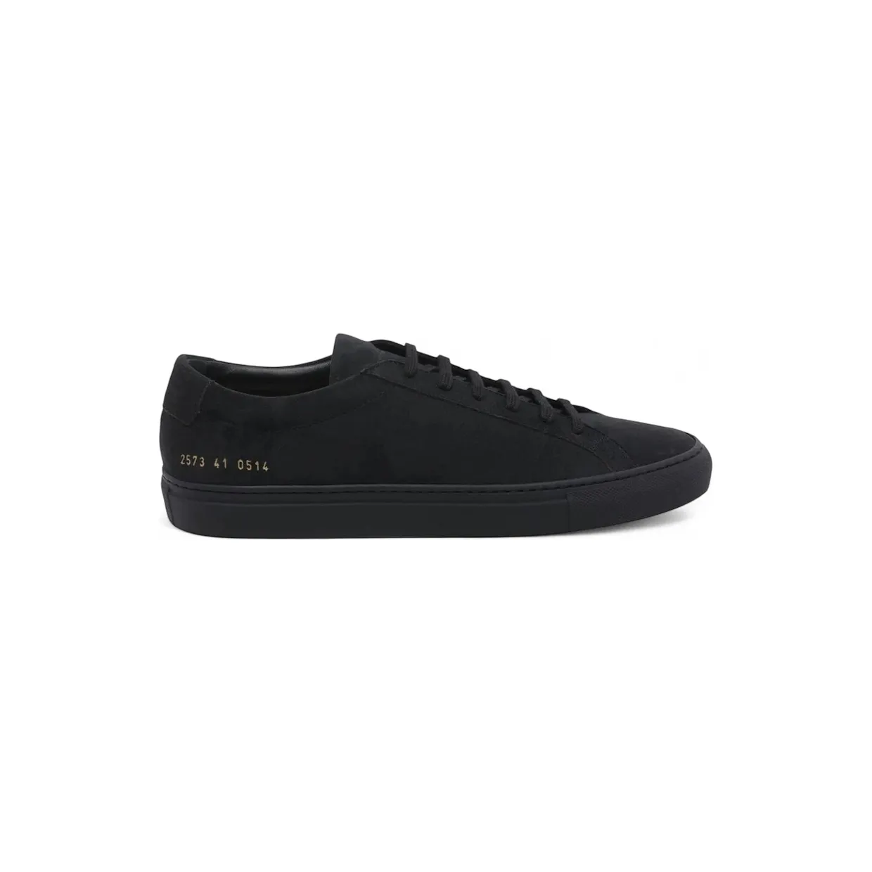 Common Projects Achilles Premium Off Black Suede (2573 XX 2573)