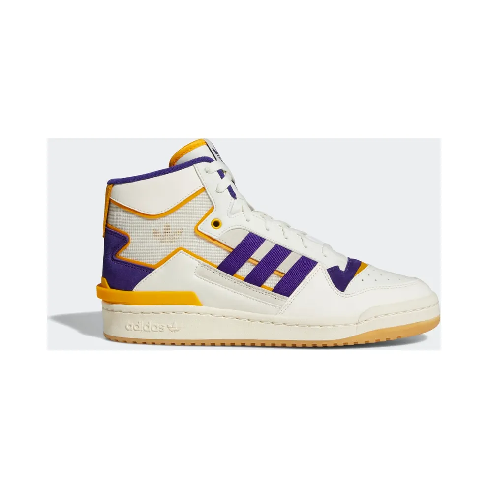 Adidas Forum Exhibit Mid Off White / Collegiate Purple / Collegiate Gold (GX4119)