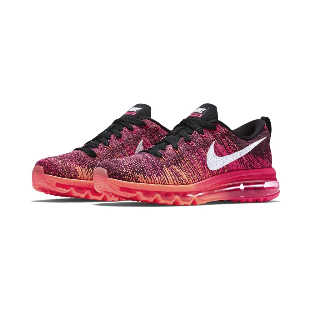 Nike Flyknit Max Pink Foil Hot Lava (W) Black/White-Pink Foil-Hot Lava (620659-006)