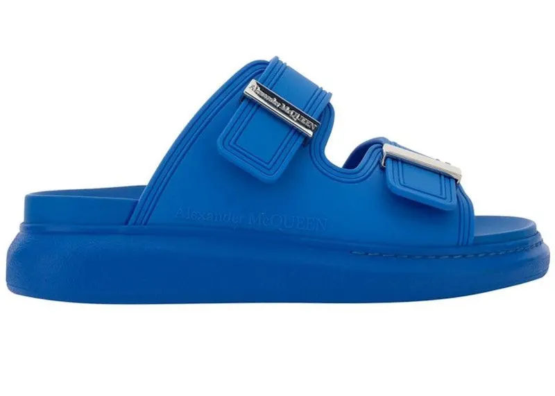 Alexander McQueen Hybrid Double Buckle Sandal Blue (658063W4Q514297)