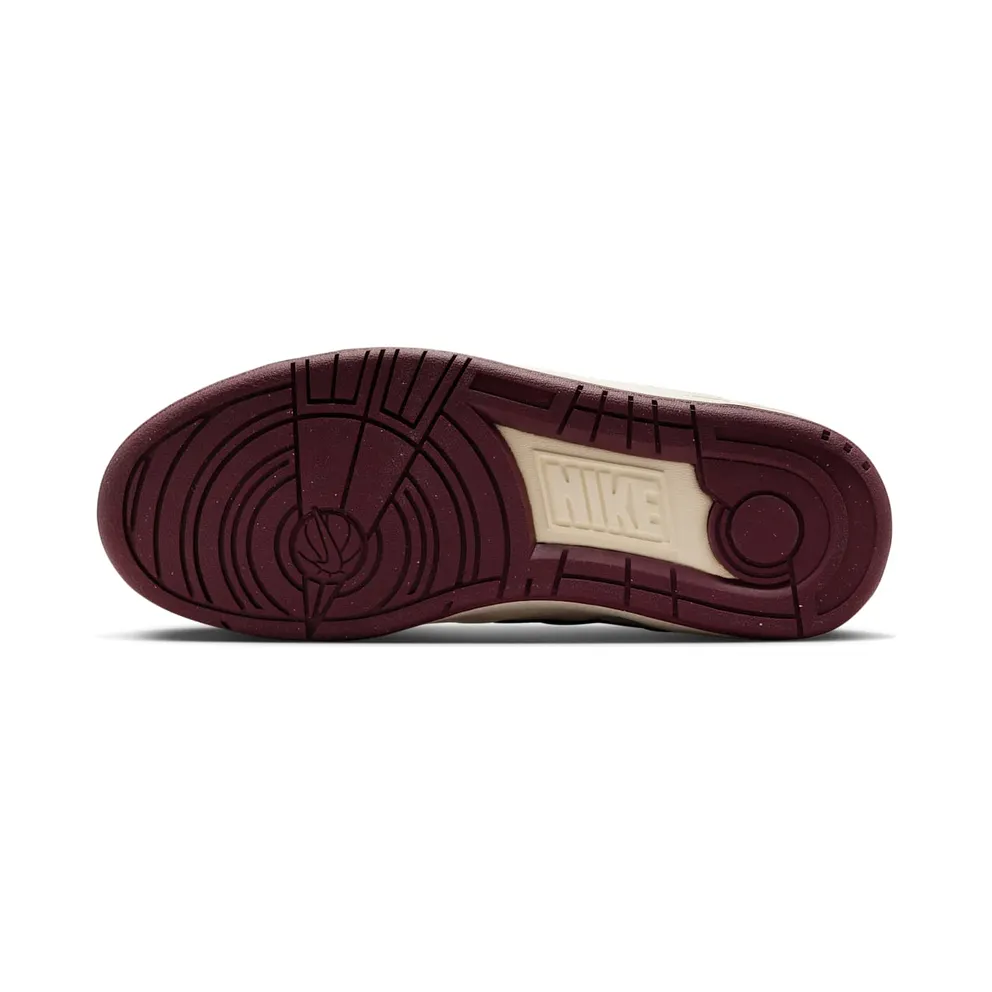 Nike Full Force Low “Sail / Light Smoke Grey / Coconut Milk / Burgundy Crush” (FZ4629-100)