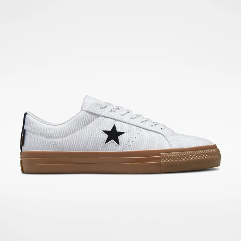 Converse One Star Pro Cordura Canvas White/Black/dark Gum (A03216C)