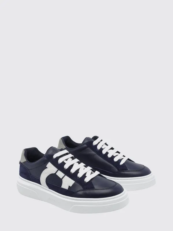 Ferragamo Gancini Leather Blue (023588776671MIDNIGHT)