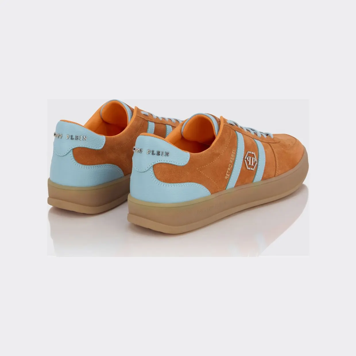 Philipp plein Retro Rebel Suede Sneakers Orange (PAFSUSC0941PLE010N20) (2)