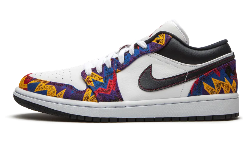 Air Jordan 1 Low SE ‘Nothing But Net’ White/Dark Obsidian/Team Red (CZ8659-100)