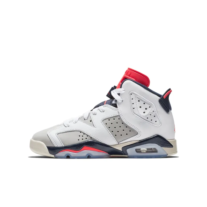 Jordan 6 Retro Tinker (GS) White/Infrared 23-Neutral Grey-Obsidian (384665-104)