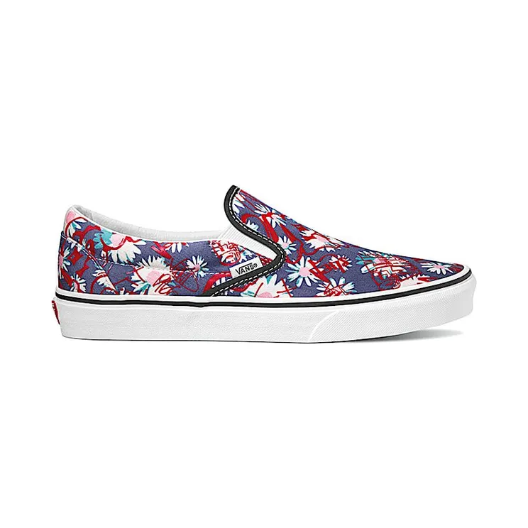 Vans Classic Slip-On Floral Red (VN0A4BV31JA)