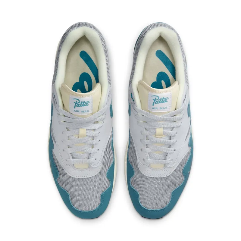 Nike x Patta Air Max 1 Waves Noise Aqua (DH1348-004)