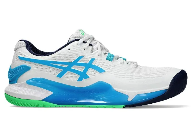 ASICS Gel-Resolution 9 White Digital Aqua (1041A330-103)