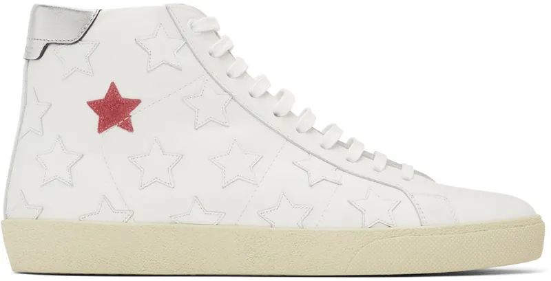 Saint Laurent White Star Court Classic (672909 00ND0)