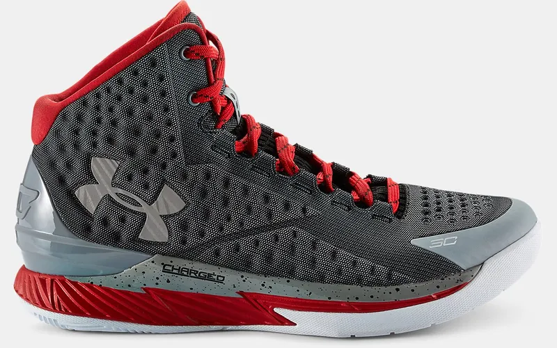 Under Armour UA Curry 1 Underdog Silver/Red (1258723-036)