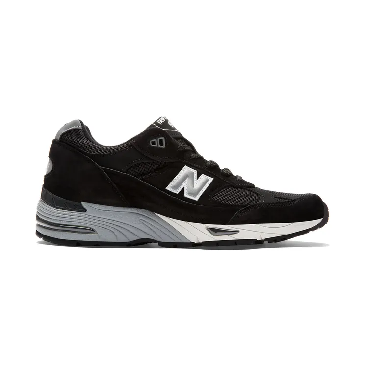 New Balance 991 MiUK Black Silver (M991EKS)