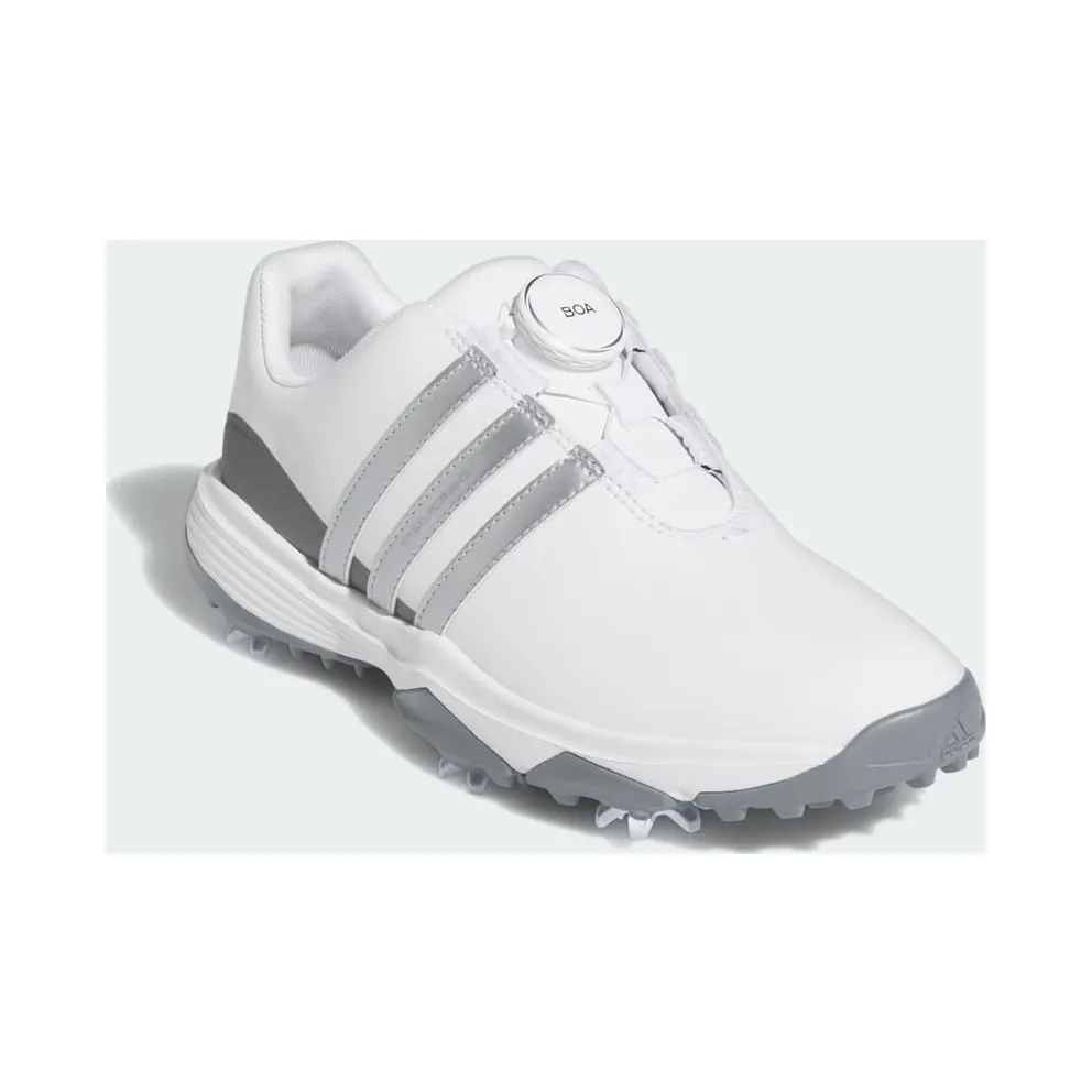 adidas Tour360 24 BOA Golf Cloud White Silver Metallic Iron Metallic (IF0269)