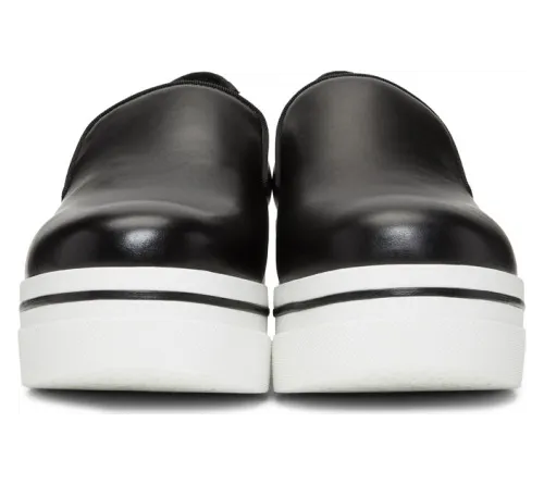 Stella McCartney Black Binx Platform Slip-On Sneakers (580181W188Q) (2)