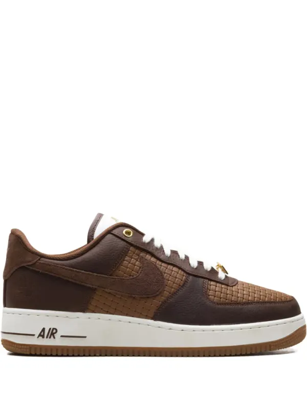 Nike Air Force 1 geweven low-top sneakers – Bruin (IM6644)