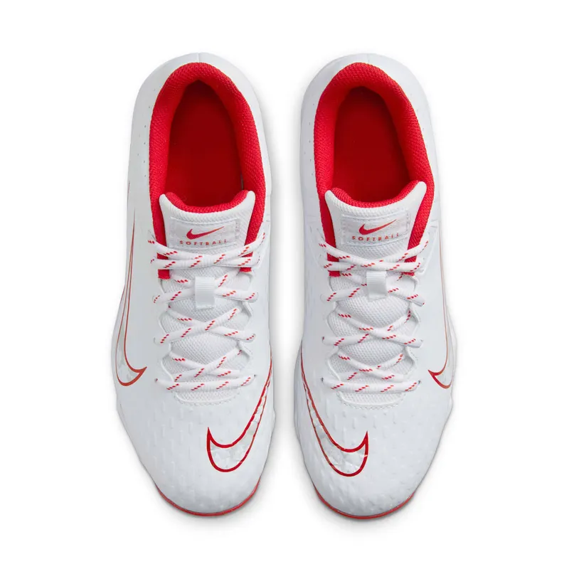 Nike Hyperdiamond 4 Keystone White Pure Platinum University Red (FZ0920-104)