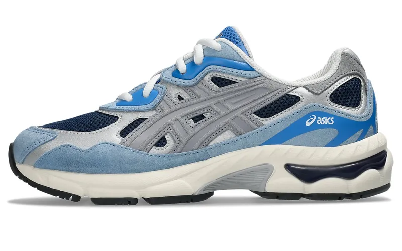 Asics GEL-NYC GS “Independence Blue / Gravel” (1204A175-400)