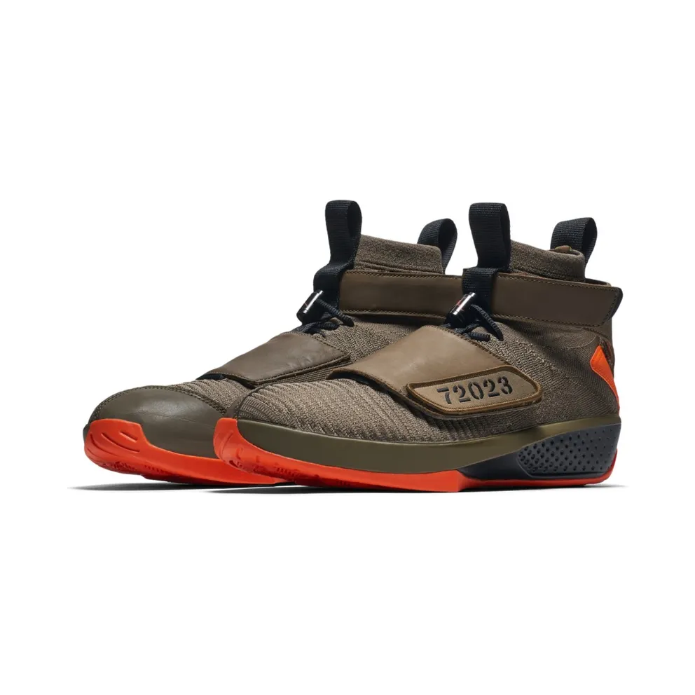 Jordan XX Flyknit R&B Melo Olive Medium Olive/Medium Olive-Safety Orange (BQ3271-200)