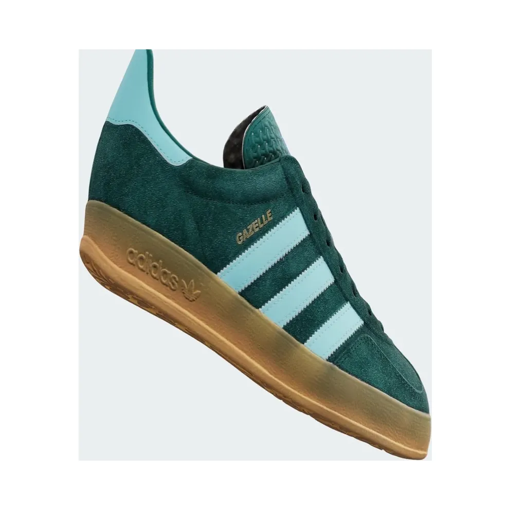 Adidas Gazelle Indoor Collegiate Green / Hazy Sky / Victory Gold (IG9979)