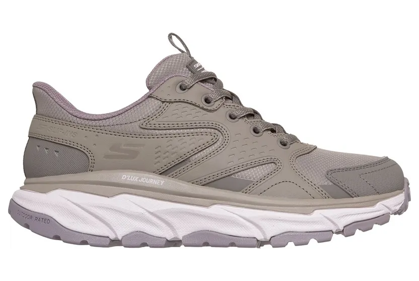 Skechers Slip-ins Relaxed Fit: D’Lux Journey “Talon Summit Sneaker Grey / Lavendel” (180368GYLV)