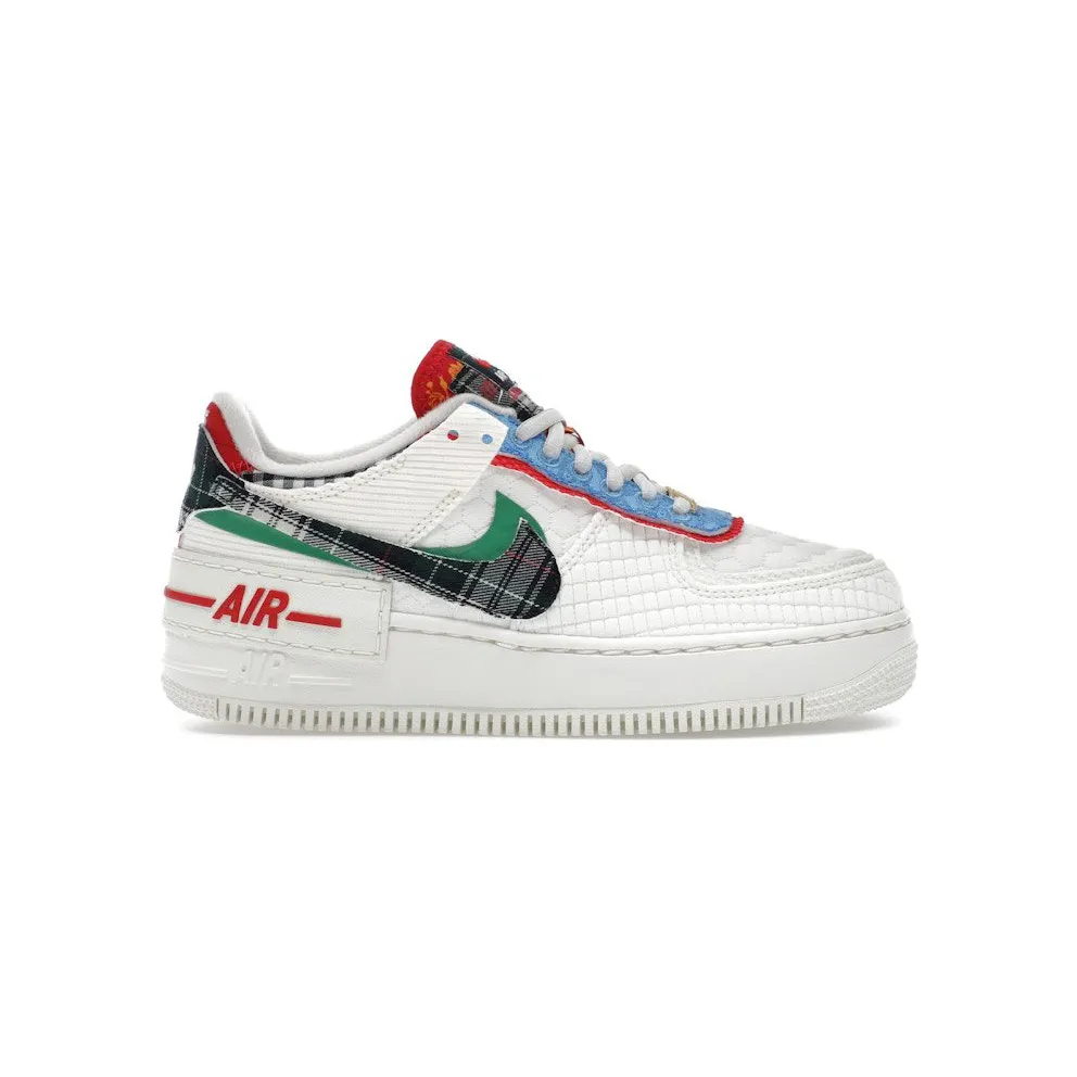 Nike Air Force 1 Low Shadow Sail Classic Green University Blue (DZ5193-100)
