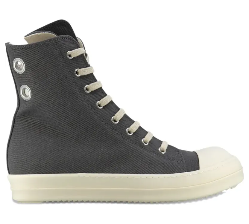 Rick Owens DRKSHDW High-top sneakers met ringlets – Grijs (DU01E3800DOES17811)