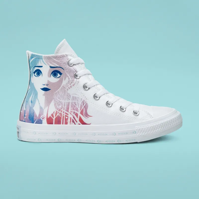 Converse Chuck Taylor All-Star Hi Frozen 2 White White/Multi-White (167357C)