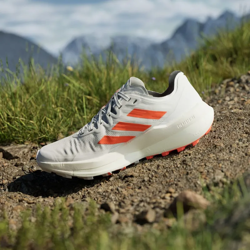 Adidas Terrex Agravic Speed Trail Running Cloud White / Impact Orange / Dash Grey (IH3771)