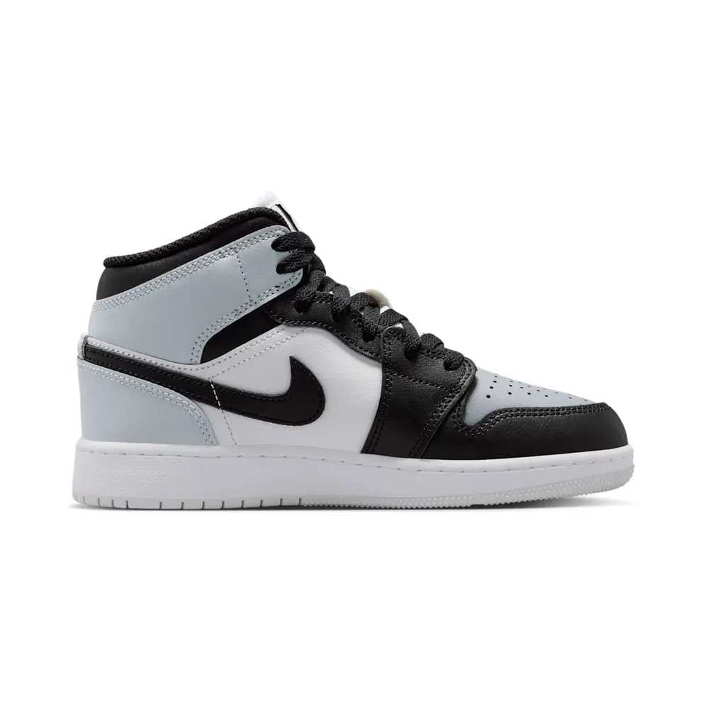 Air Jordan 1 Mid GS “Black Aura Squadron Blue” (DQ8423-002)