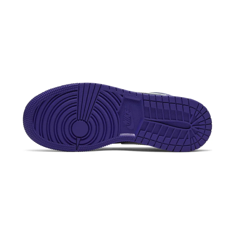 Jordan 1 Low Court Purple Black (GS) Court Purple/Black-White (553560-501)