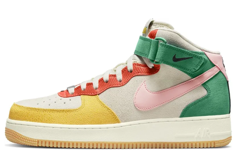 Nike Air Force 1 Mid Coconut Milk Multi (DR0158-100)