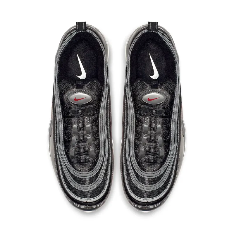 Nike Air Max 97 Silver Black Black/Varsity Red-Metallic Silver-White (AT5458-001)