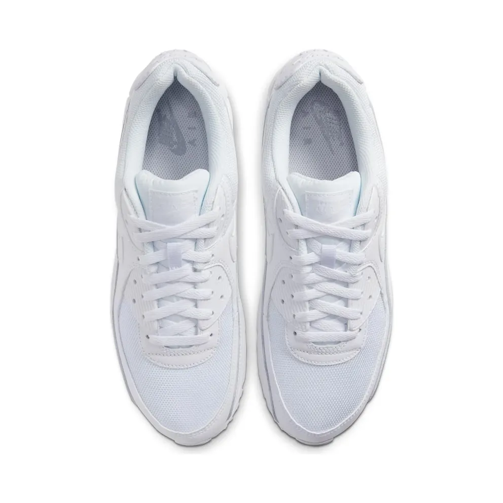 Nike Air Max 90 Recraft Triple White White/Metallic Silver-White-White (CN8490-100)