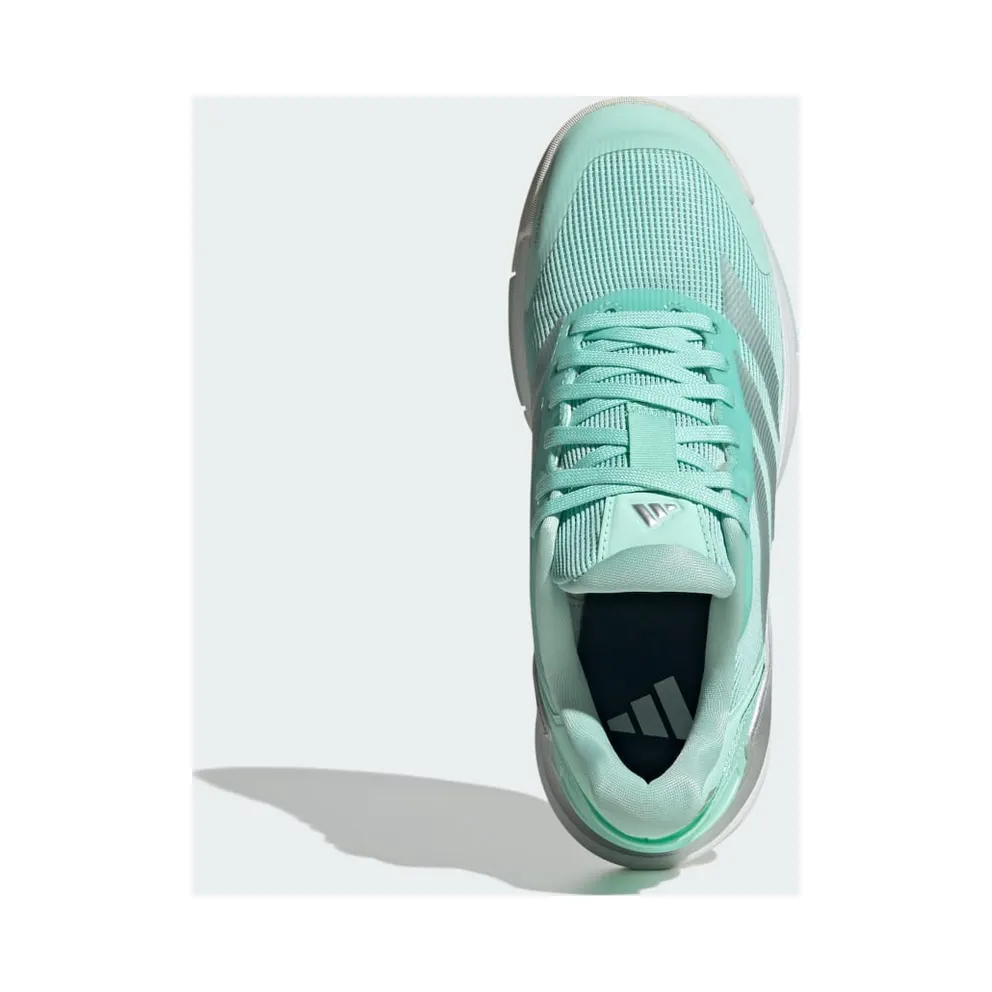Adidas Crazyquick Lightstrike Padel Shoes Clear Mint / Silver Metallic / Cloud White (KI3588)