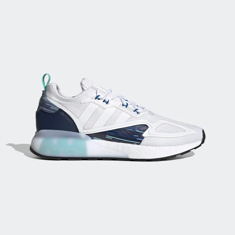 adidas ZX 2K Boost Cloud White / Cloud White / Collegiate Navy (H05148)